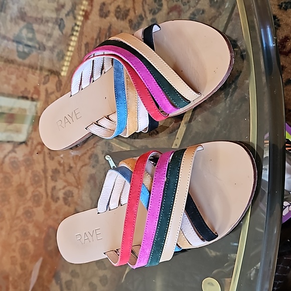 Raye Suede and Leather Strappy Sandals - Picture 5 of 10